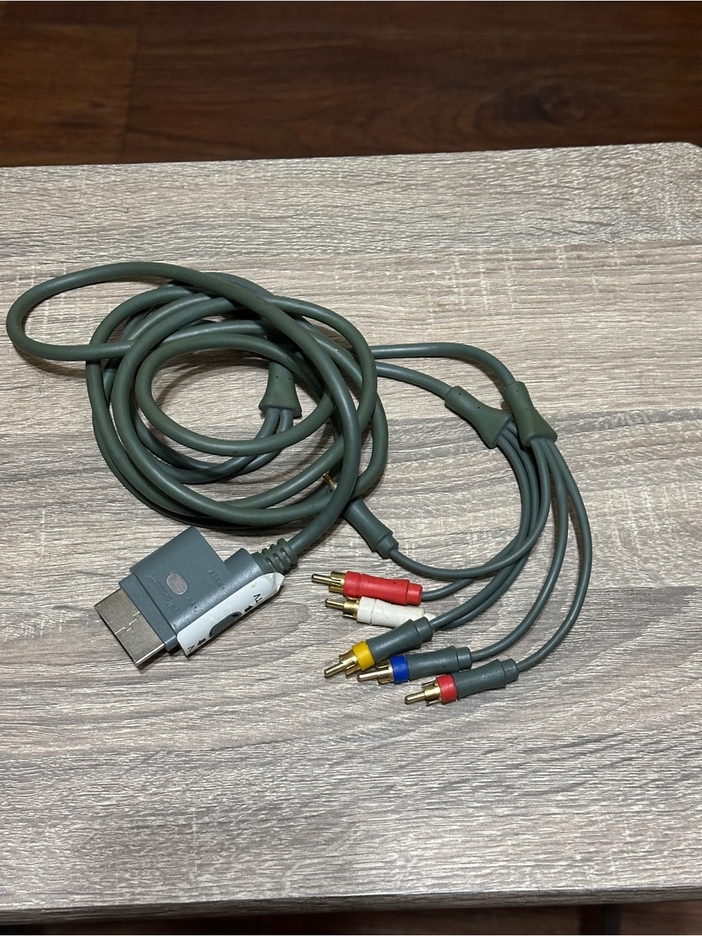 Genuine OEM Microsoft Xbox 360 Component HD AV Cable Composite RCA HDTV